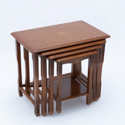 Brown Side Table Set