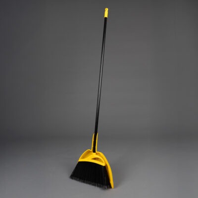 Yellow Dustpan Broom